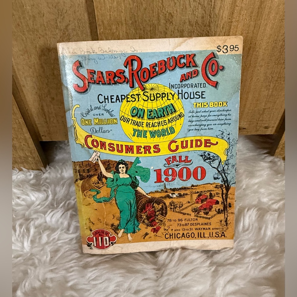 Vintage 1970 Sears Roebuck & Co Consumers Guide Fall 1900 Catalogue # 110 Book